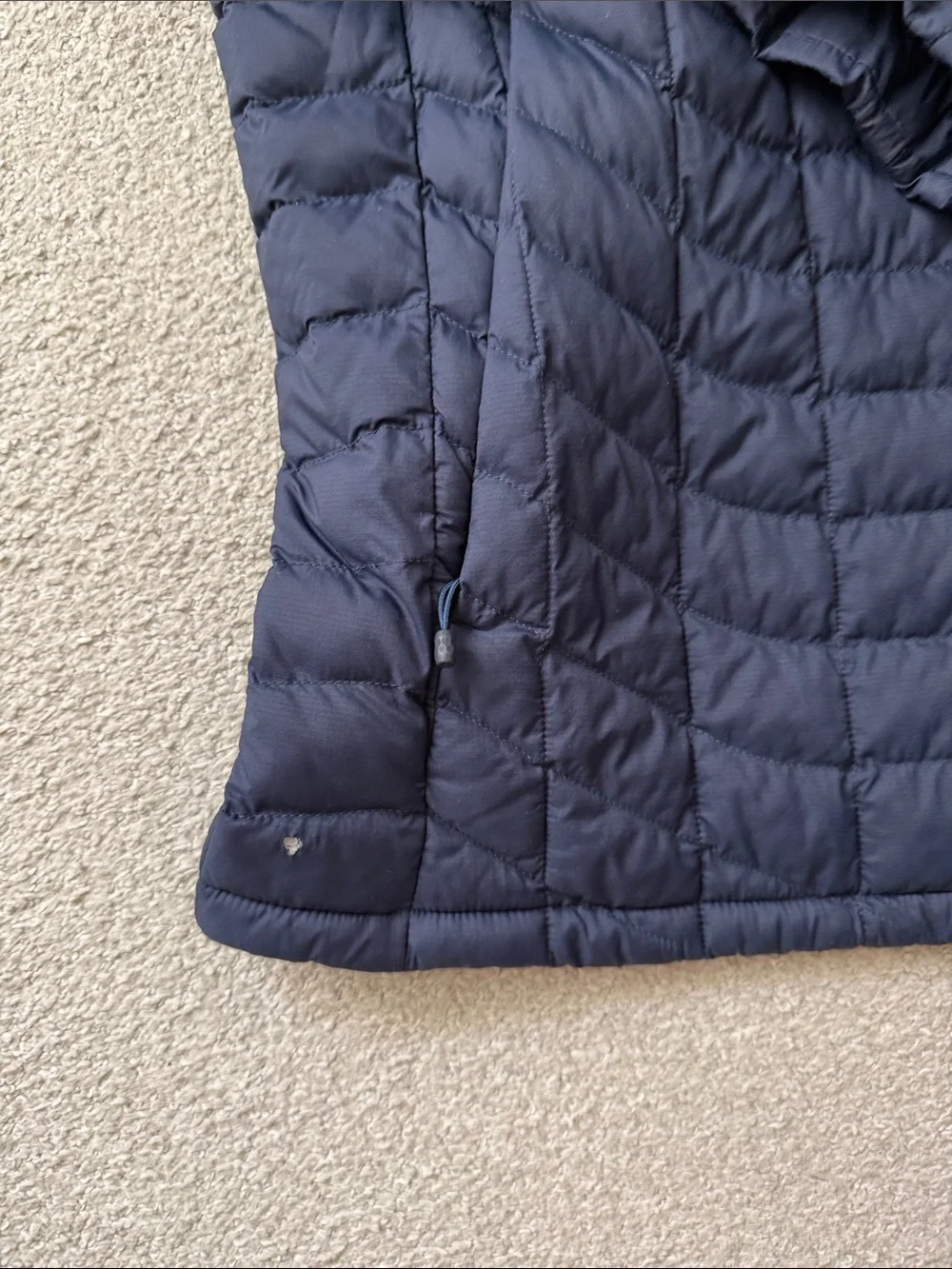 The North Face Dark Navy Quilted Hooded Puffer